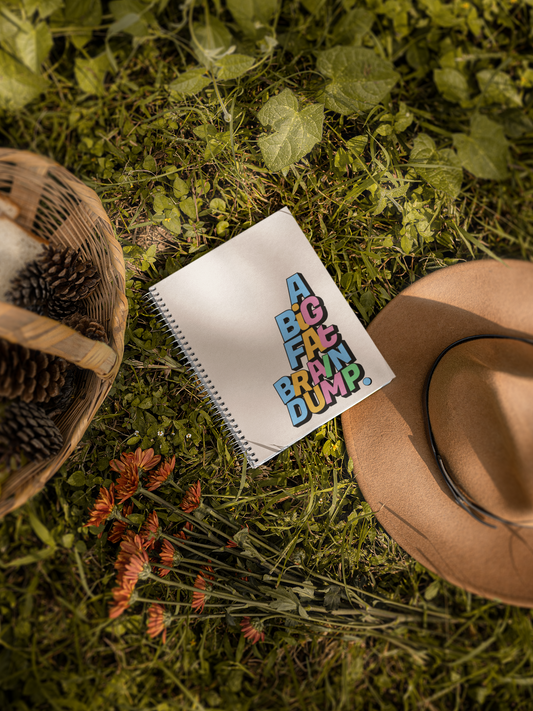 A Big Fat Brain Dump Spiral Wiro Notepad (Ships Only To India)