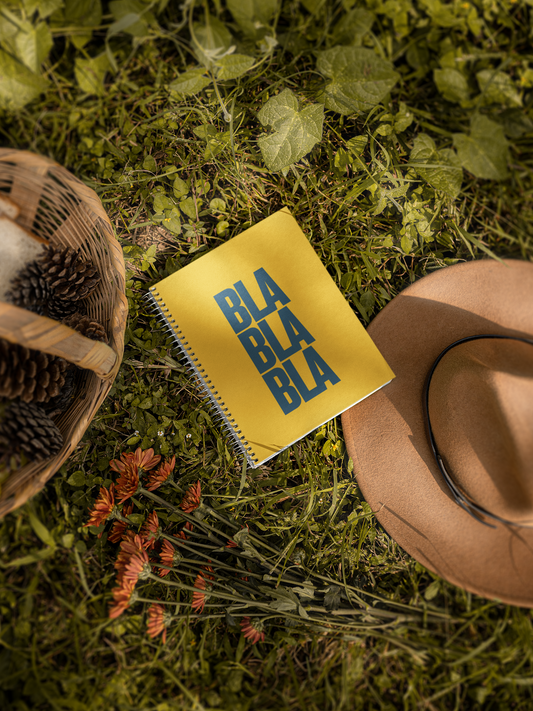 Bla Bla Bla Spiral Wiro Notepad (Ships Only To India)