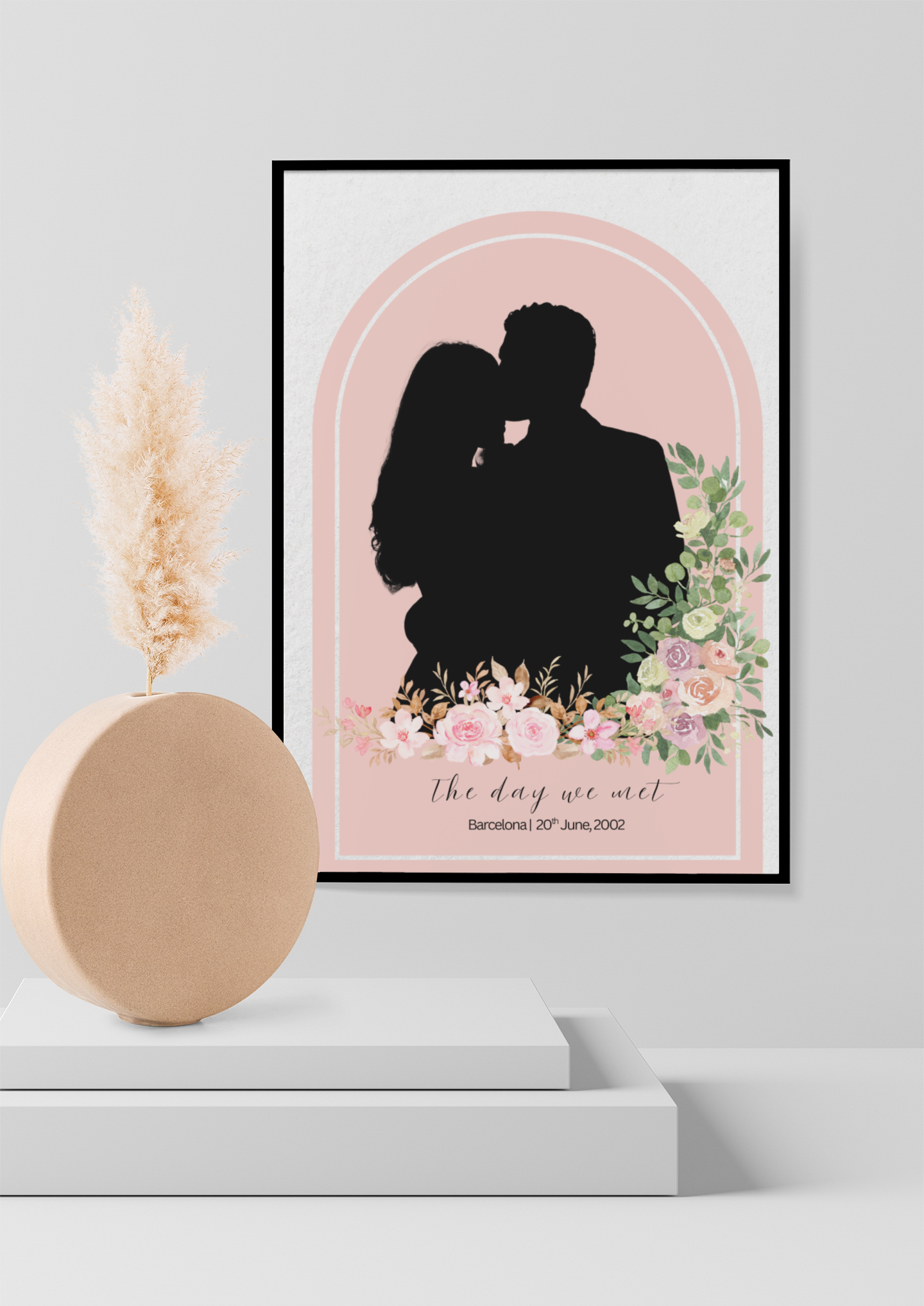 Customized Art: Photo to Silhouette Personalized Art Made to Order