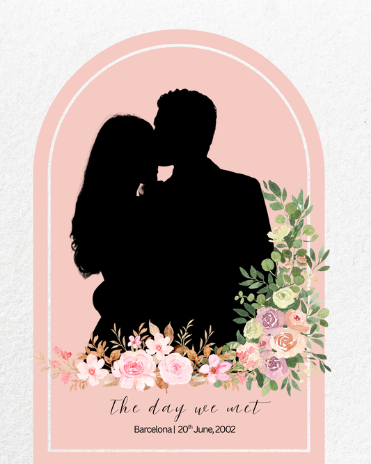 Customized Art: Photo to Silhouette Personalized Art Made to Order