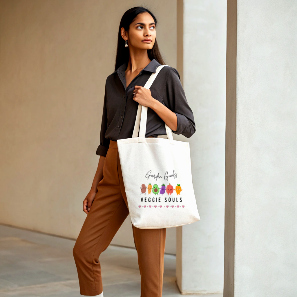 Garden Goals Veggie Souls Tote Bag (Ships Only To India)