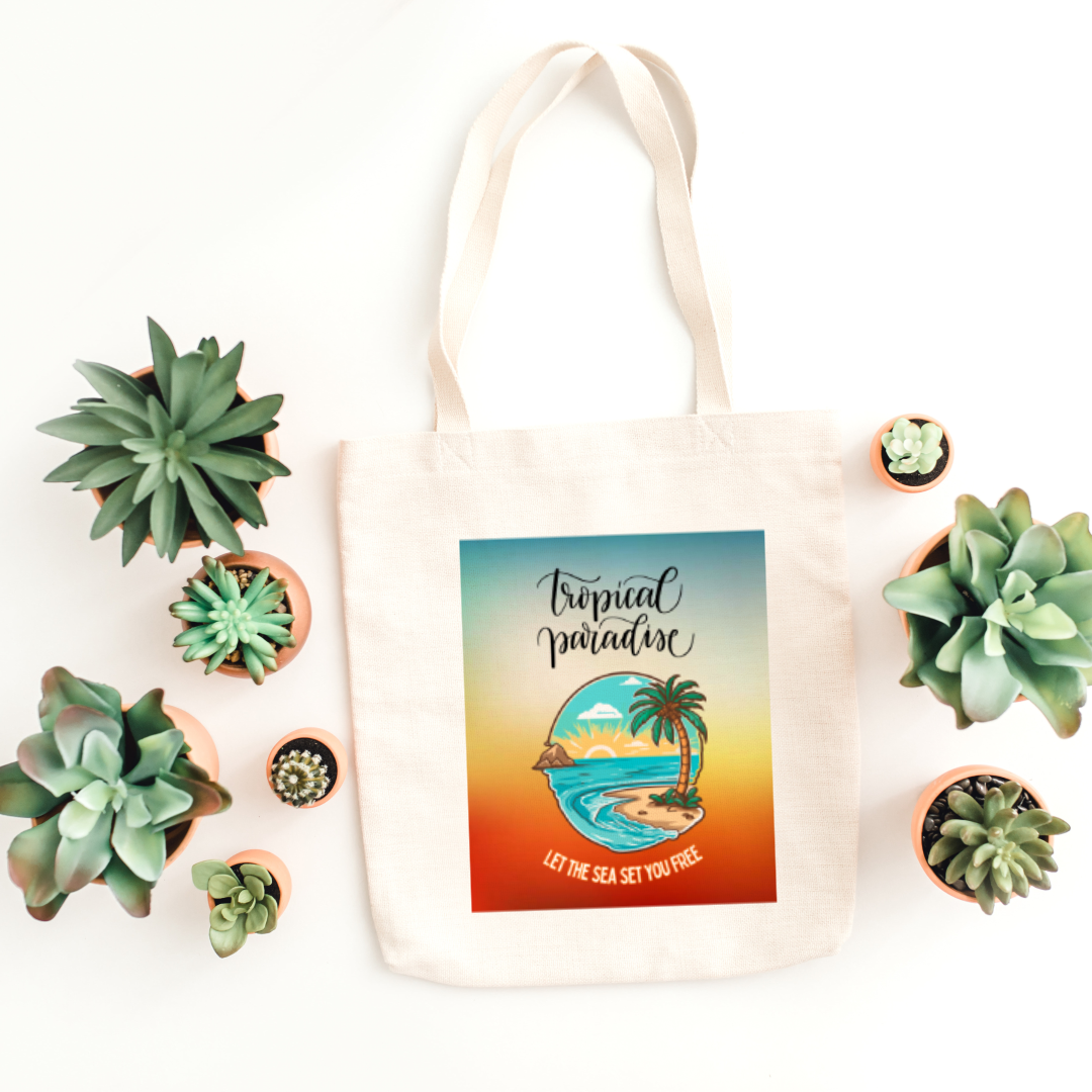 Let sea set you free tote bag (Ships Only To India)