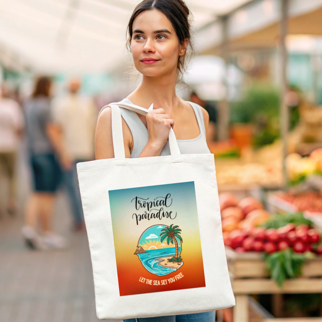 Let sea set you free tote bag (Ships Only To India)