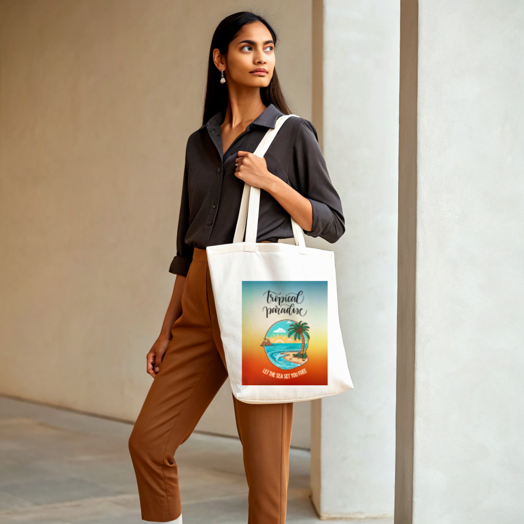 Let sea set you free tote bag (Ships Only To India)