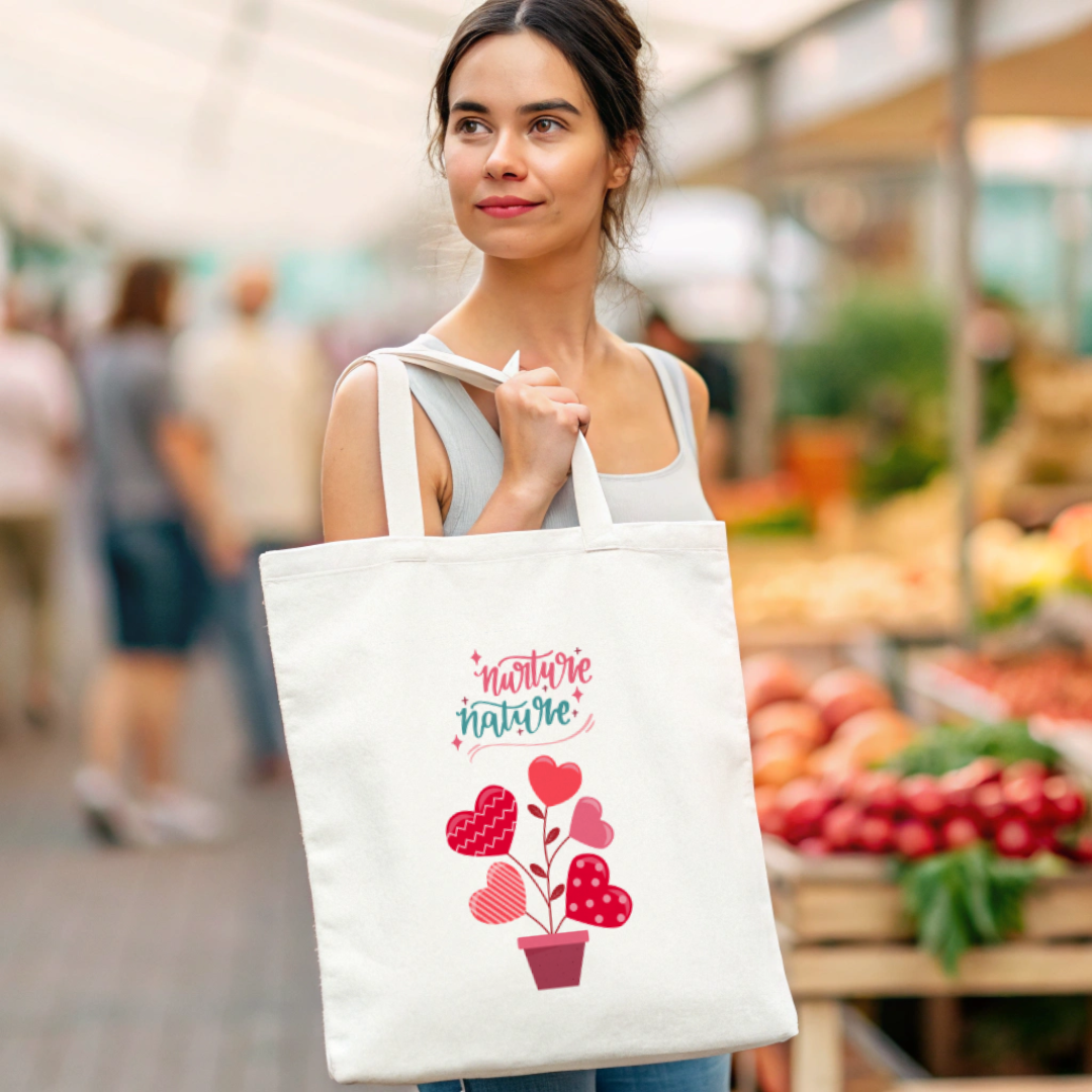 Nurture vs Nature Tote Bag (Ships Only To India)