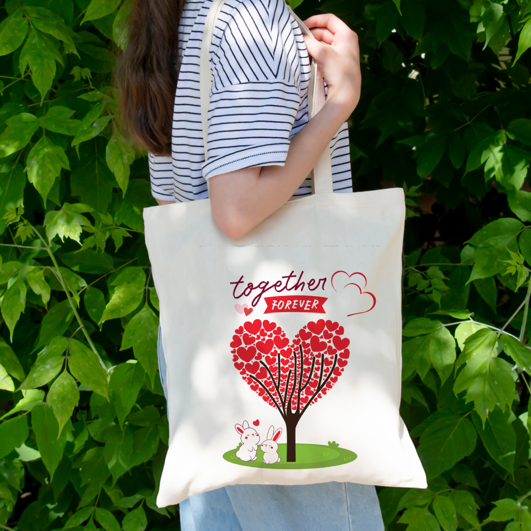 Together Forever Tote Bag (Ships Only To India)