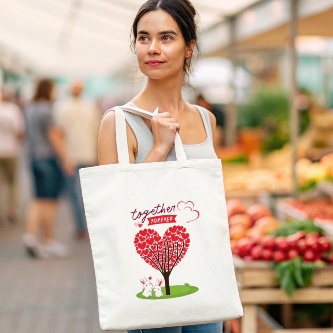Together Forever Tote Bag (Ships Only To India)