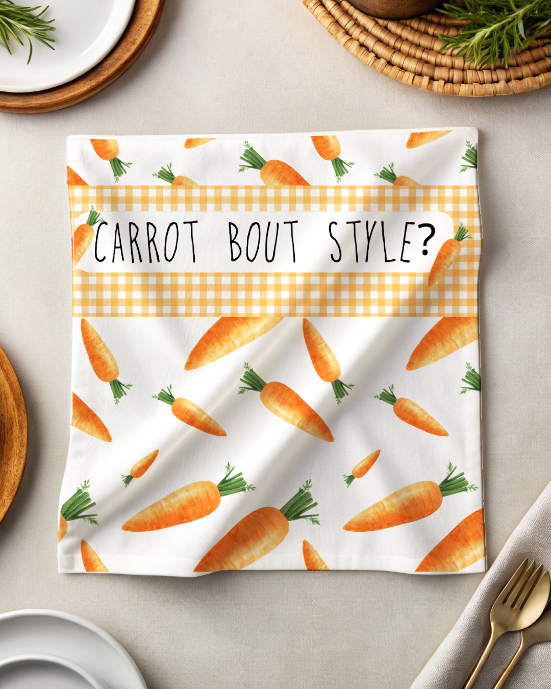 Tea Napkin - Care About Style (Ships Only To India)