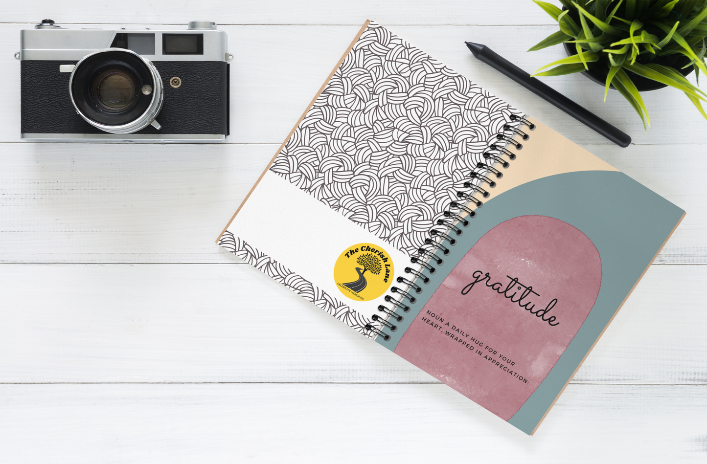 Gratitude Spiral Wiro Notepad (Ships Only To India)