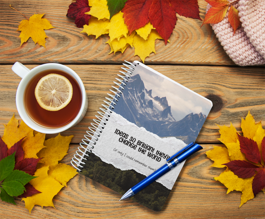 Ideas So Brilliant They'll Change The World Spiral Wiro Notepad (Ships Only To India)