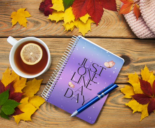 Just One Line a Day Spiral Wiro Notepad (Ships Only To India)