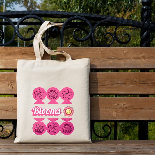 Pink Blooms Tote Bag (Ships Only To India)