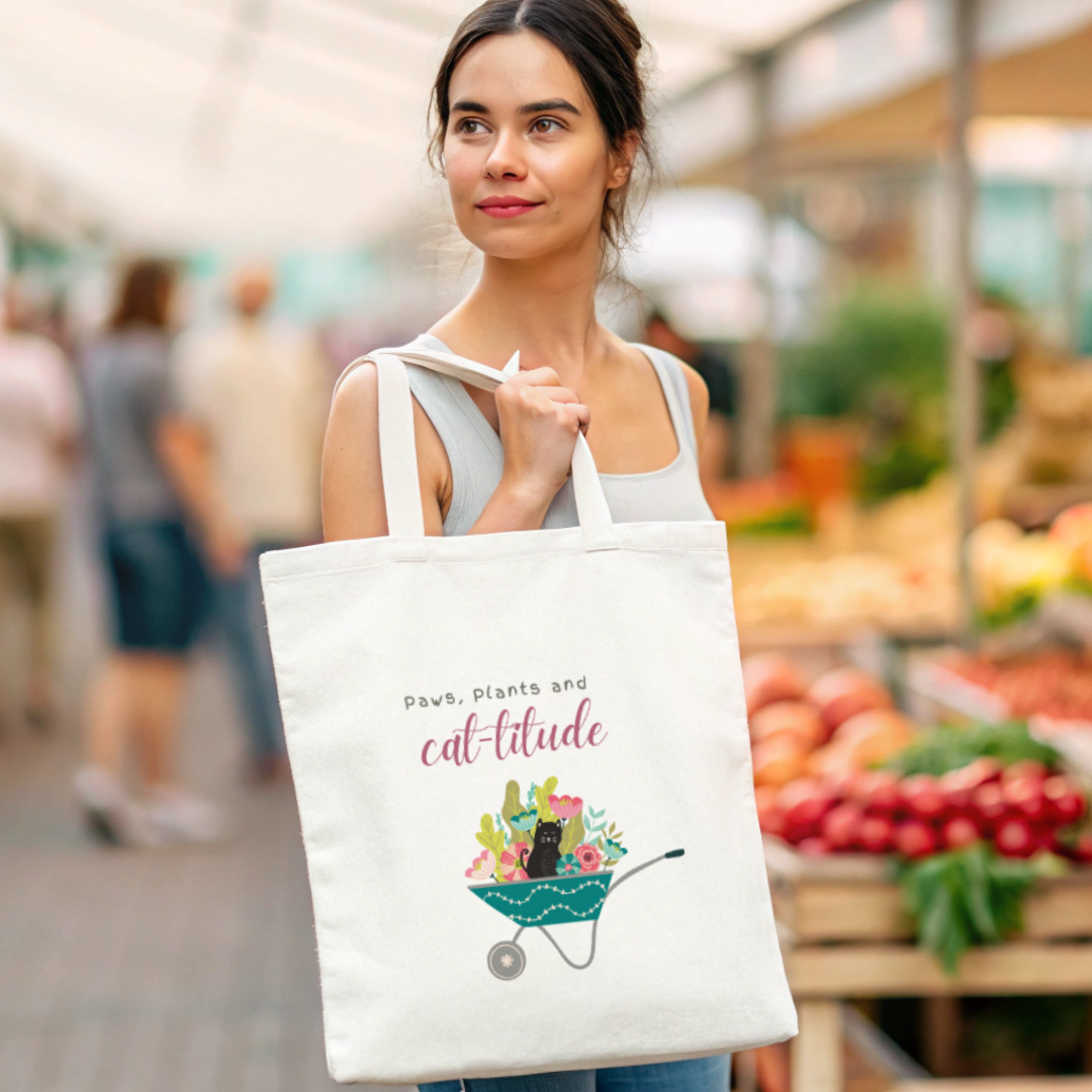Cat Attitude Tote Bag