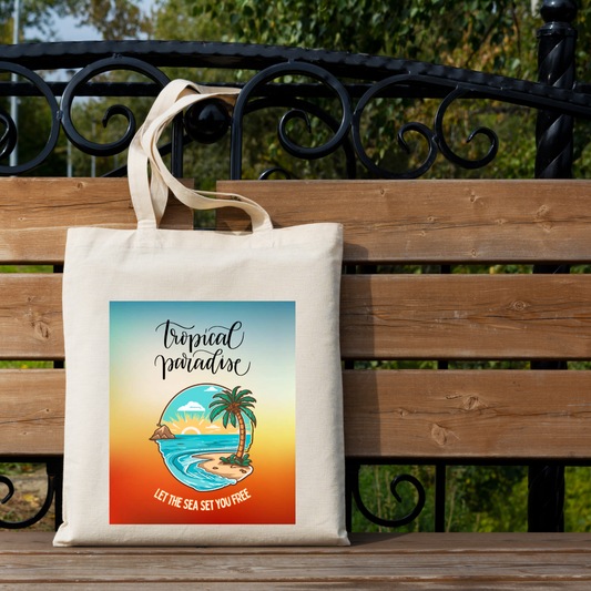 Let sea set you free tote bag (Ships Only To India)