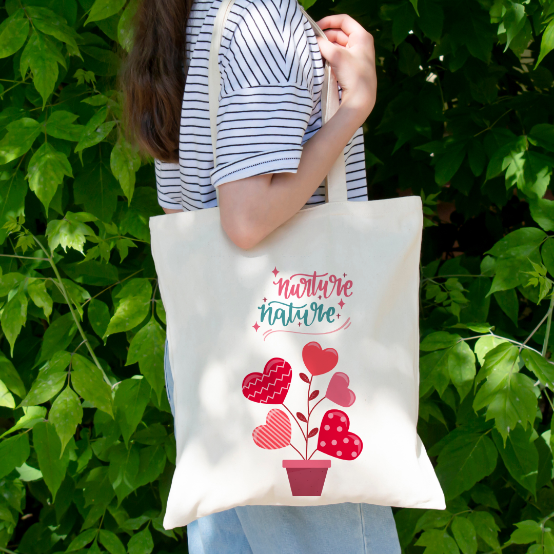 Nurture vs Nature Tote Bag (Ships Only To India)