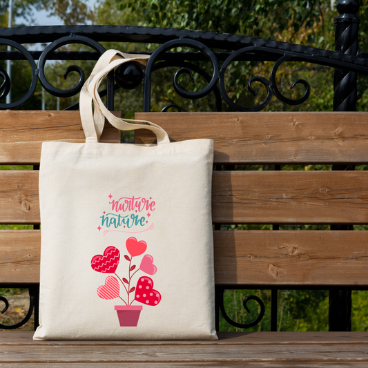 Nurture vs Nature Tote Bag (Ships Only To India)