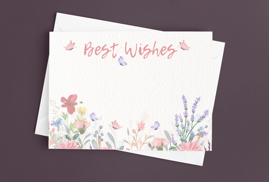 Kids / Adults Tags & Flat Card - Floral Fiesta - Set of 20 / 50