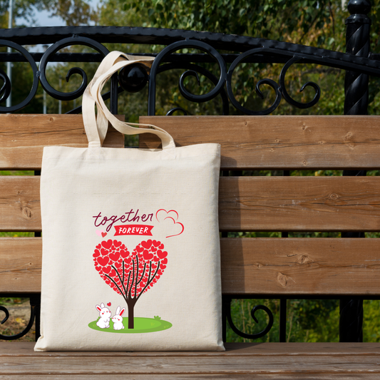 Together Forever Tote Bag (Ships Only To India)
